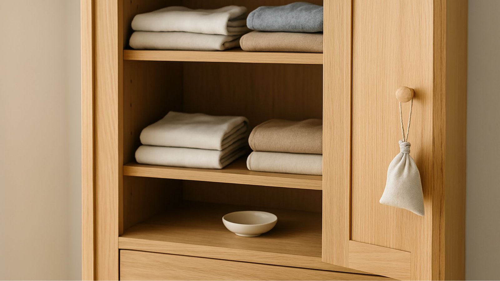 armoire en bois aérée anti odeurs