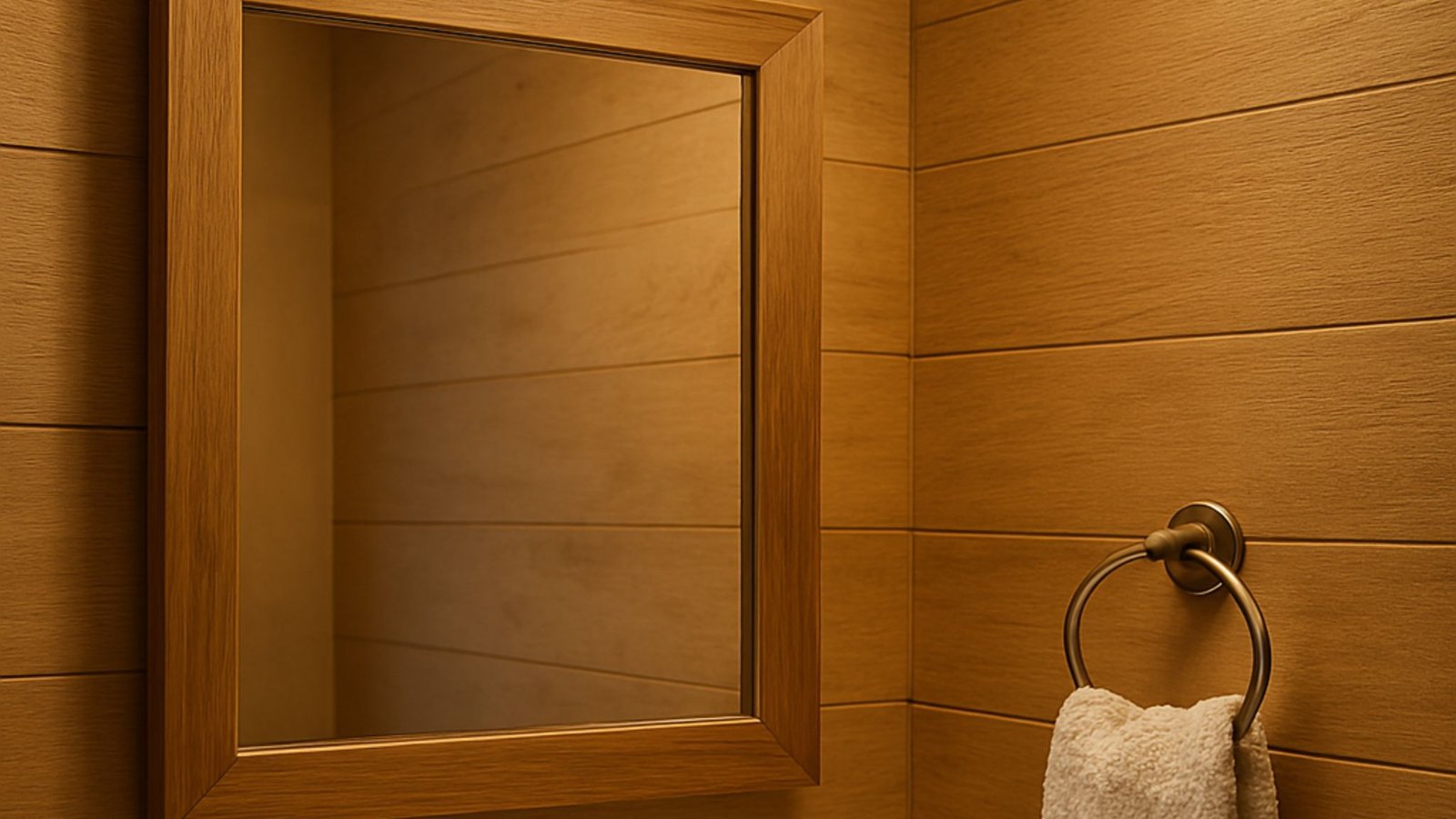 Comment fixer un miroir sans percer un mur en carrelage ?